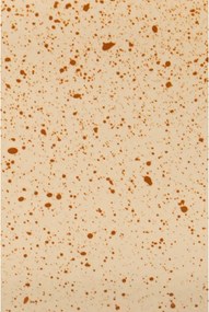 Dekoračná miska ORYVEN, sklolaminát, priemer 30 cm, béžová