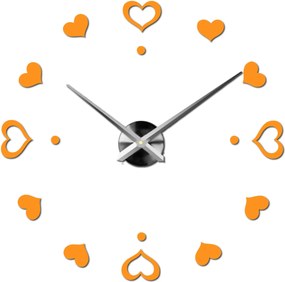 SENTOP | Nástenné hodiny ako obraz moderné hodiny vyrobené z plastu 12S046-S-Wall clock HEU- analógové