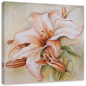 Gario Obraz na plátne Lekno a púčiky Rozmery: 30 x 30 cm