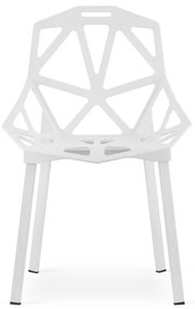 Set štyroch stoličiek ESSEN biele (4ks)