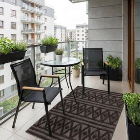 Dekorstudio Záhradná stolička POLA - čierna