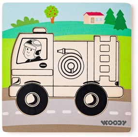 Woody Puzzle Baby Hasič