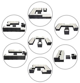 InternetovaZahrada Záhradná ratanová zostava Agen II