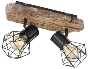 Globo 54017W-2 - Bodové svietidlo PRISKA 2xE27/60W/230V