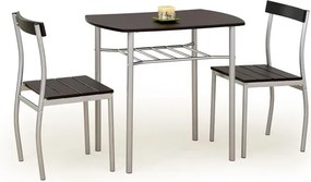 Jedálenský set Lizze (wenge + strieborná). Vlastná spoľahlivá doprava až k Vám domov. 1047950
