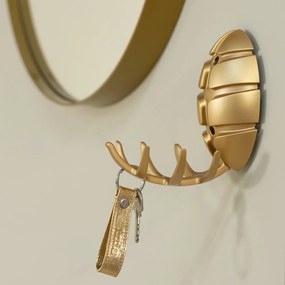 Nástenný háčik v zlatej farbe Bug – Spinder Design