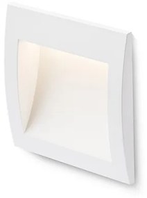 RENDL R12535 GORDIQ LED vonkajšie svietidlo, zápustné do steny IP65 biela