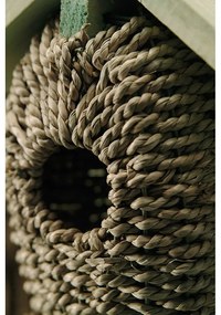Vtáčia búdka z morskej trávy Esschert Design, výška 26,2 cm