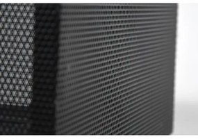 Prenosné ohnisko na drevo s roštom čierna