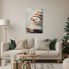 Obraz vianočná rozprávka so snehuliakom