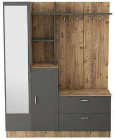 Predsieňová zostava Dana Atlantic Pine and Anthracite