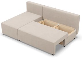 Rohová rozkladacia sedačka FERMO Kronos béžová