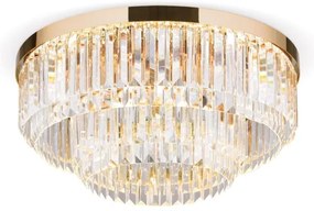 Orion - LED stmievateľné krištáľové svietidlo PRISM LED/80W/230V pr.55 cm 24K zl