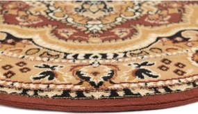 TA Koberec E951A HNEDÉ ATLASOVÉ KOLESO Rozmer: 80x80 cm