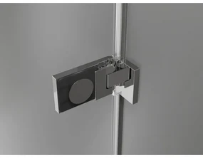 Mexen Lunar-F Duo, skladací sprchový kút 100 x 90 cm, 8mm číre sklo, chrómový profil, 836-100L-090P-01-00