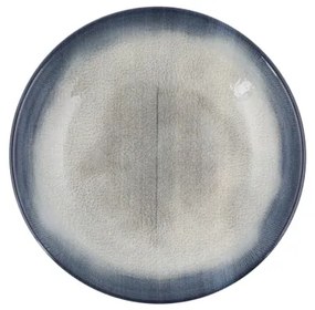 Jedálenská súprava 26 ks modrá/hnedá/porcelán