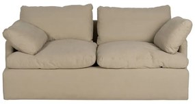 Béžová ľanová pohovka 180 cm – Ixia