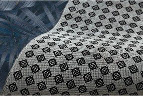 Protišmykový behúň LOTUS PAPRADE 45270 sivý / zlatý - Výpredaj