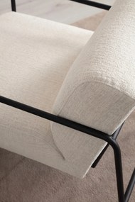 Kreslo Eti Bergere biele, 70 x 90 cm
