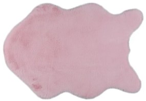 Kondela Umelá kožušina, RABIT TYP 5, ružová, 60x90