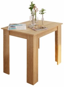 Kondela Jedálenský stôl, dub sonoma, 86x60 cm, TARINIO