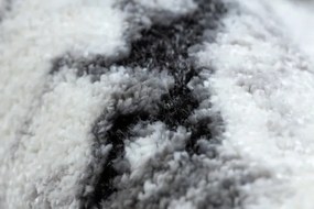 Koberec COZY 8871 kruh Marmur sivý
