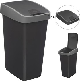 Odpadkový koš FLIX 25 L antracitový