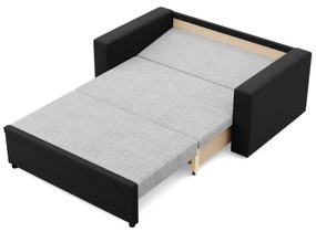 Dvojmiestna pohovka LUNA rozkladacia, sivá / čierna