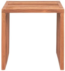 Odkladací stolík z teakového dreva 40x40 cm Pego – House Nordic