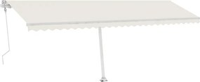 vidaXL Automaticky rolovateľná markíza, Led a senzor vetra, 600 x 300 cm