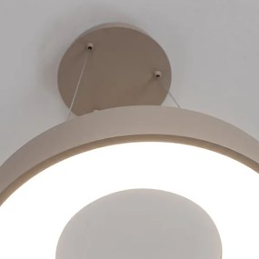 BRILAGI - LED stmievateľný luster na lanku FALCON II LED/67W/230V pr. 40 cm béžová + diaľkové ovládanie