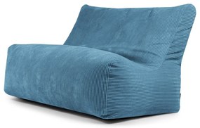 Modrý menčestrový sedací vak Sofa Seat Lounge – SLOWDOWN