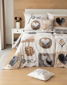 Kvalitná luxusná posteľná bielizeň - Lucky Cotton deluxe digital 1x 240/210, 2x 70/90