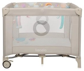 Lionelo - Hracia ohrádka MILLE PLUS Šedá Béžová