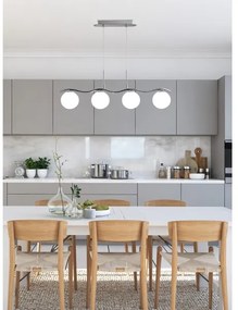 Luster na lanku RAMON 4xG9/40W/230V lesklý chróm