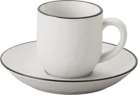 Mokka set 12 ks – Elements Yin &amp; Yang white - W0230