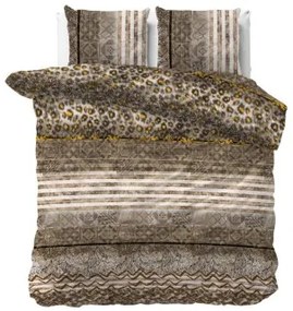 Sammer Tigrované posteľné obliečky na dvojposteľ v hnedej farbe 200x200 cm 5908224093745 200 x 200 cm