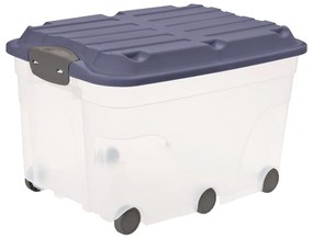 Plastový úložný box s vekom Roller - Rotho