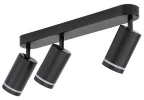 Bodové svietidlo JET 3xGU10/10W/230V čierna