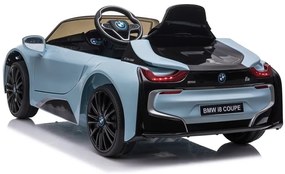 RAMIZ ELEKTRICKÉ AUTÍČKO BMW i8 - NELAKOVANÉ - MODRÉ - 2x35W MOTOR - 1x12V4,5Ah - BATÉRIA - 2021