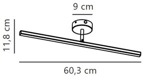 Nordlux - LED Kúpeľňové osvetlenie zrkadla IP LED/7,2W/230V IP44 60 cm biela