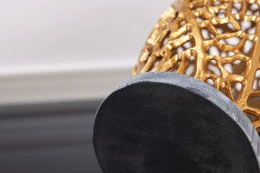 Stolná lampa Leaf 45cm zlatý RÁM