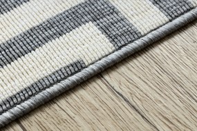 Koberec SPRING 20421332 labyrint Sisalový -krémový/ sivý