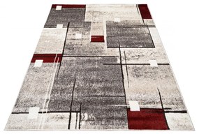 Kusový koberec Ruva bordó 80x150cm