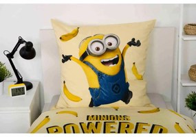 Herding Bavlnené posteľné prádlo Minions, 135 x200 cm, 80 x 80 cm