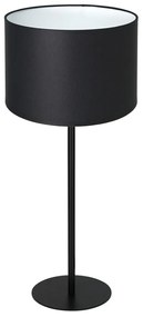 Luminex Stolná lampa ARDEN 1xE27/60W/230V pr. 25 cm čierna/biela LU3478