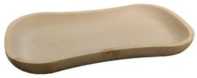 AMADEA Drevený servírovací podnos, masívne drevo, 30 cm
