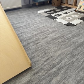 Associated Weavers, Koberec metráž Tropical 90, na mieru, šíře 4m, šedá, filc, chodba / predsieň