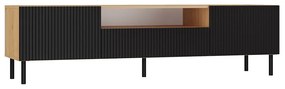 TV stolek KAMA 160 cm dub artisan/černý