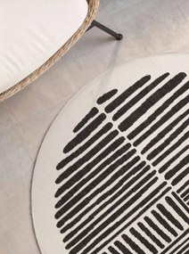 Koberec Ted Baker Haringey Bounds čierny / biely kruh
